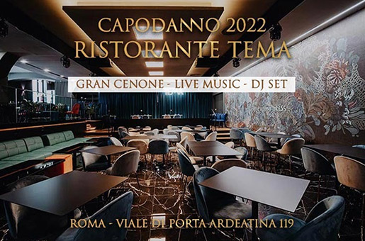 Capodanno Tema Roma: cena – live music – dj set